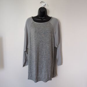 S2 Vince Cashmere Silk Grey Minimalist Sweater S
